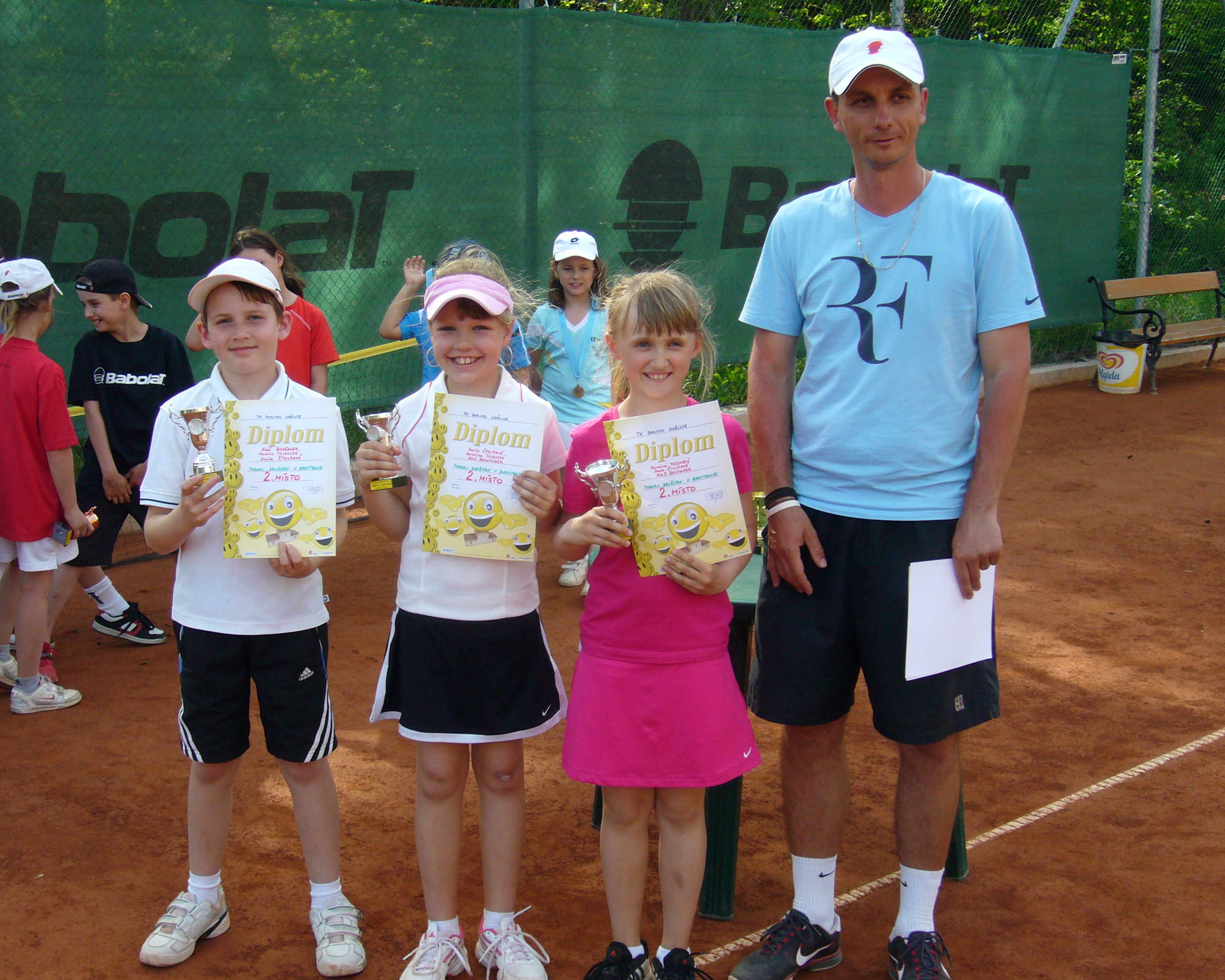 Aleš Bouchner, Aneta Štolfová, Karolína Tajovská - 2. místo Znojmo